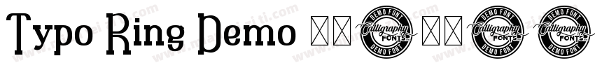 Typo Ring Demo 粗体(西方)字体转换